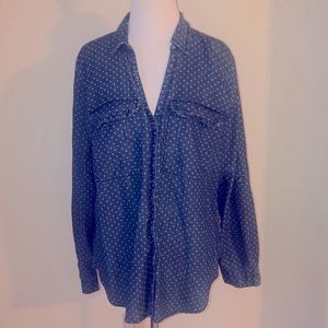 Denim blouse